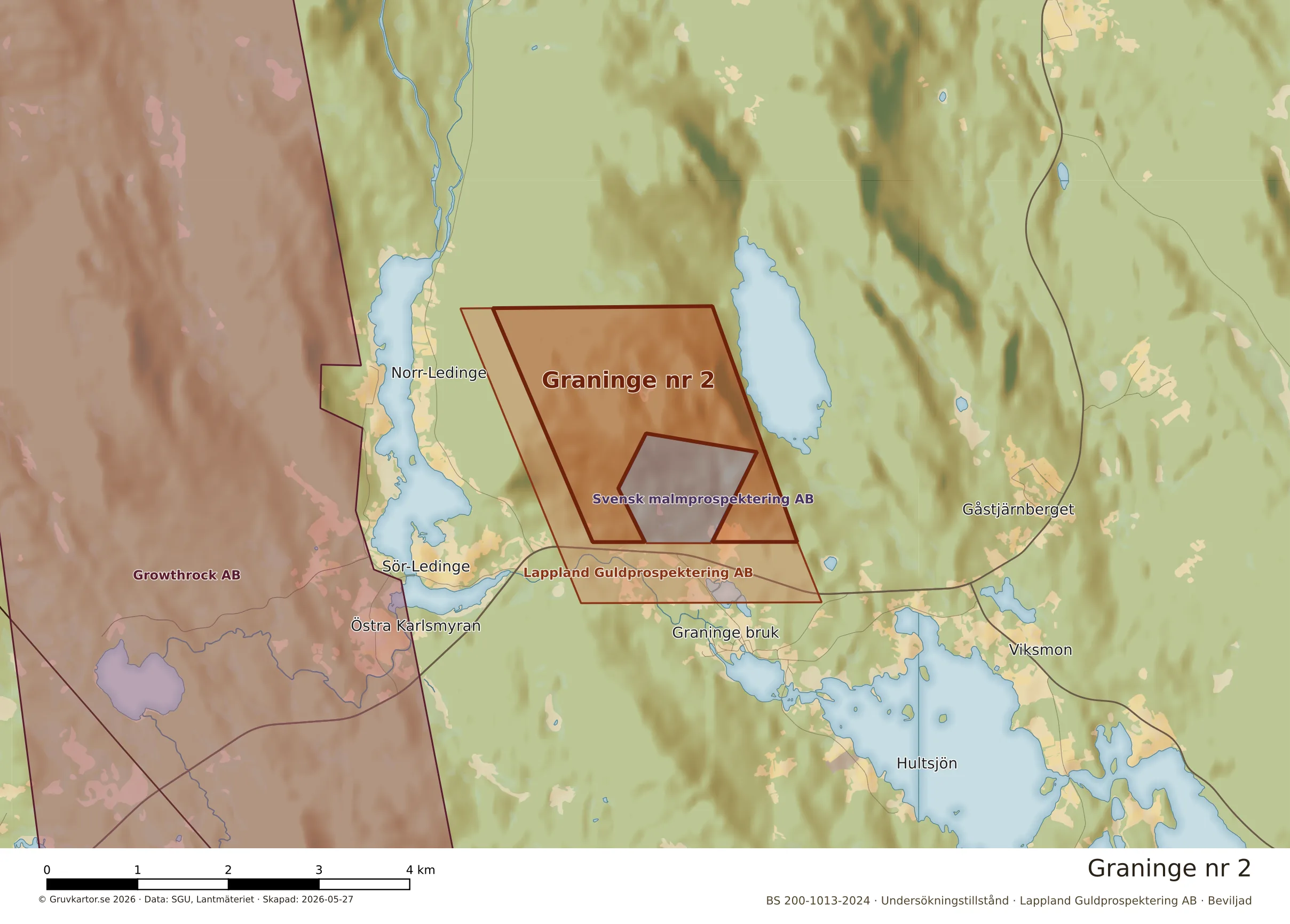 Närkarta över Graninge nr 2