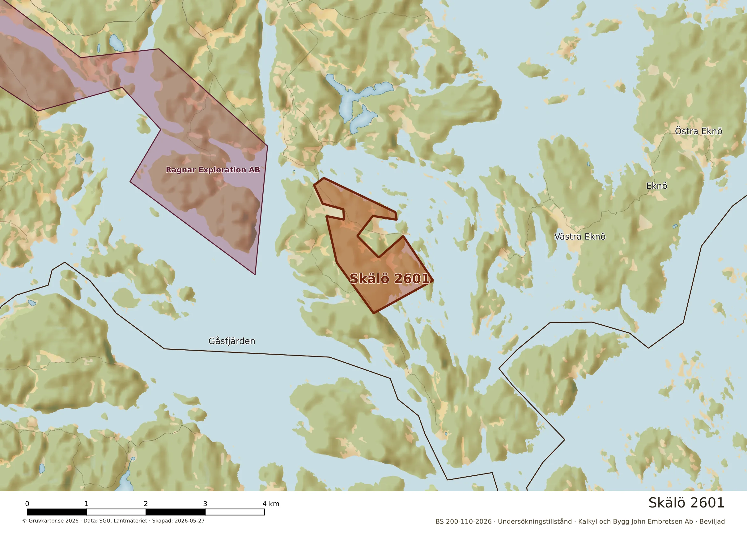 Närkarta över Skälö 2601