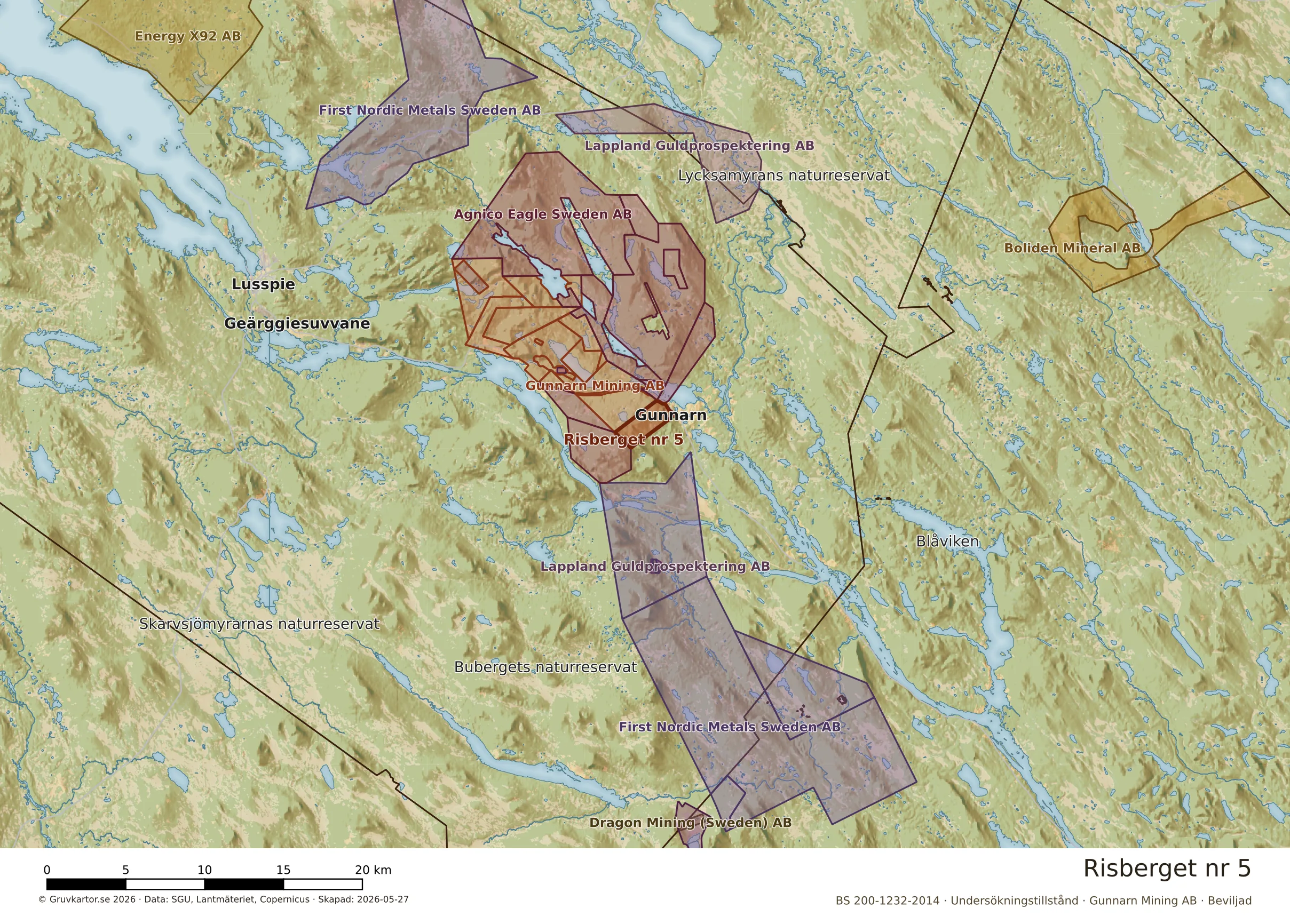 Översiktskarta över Risberget nr 5 i sitt landskap