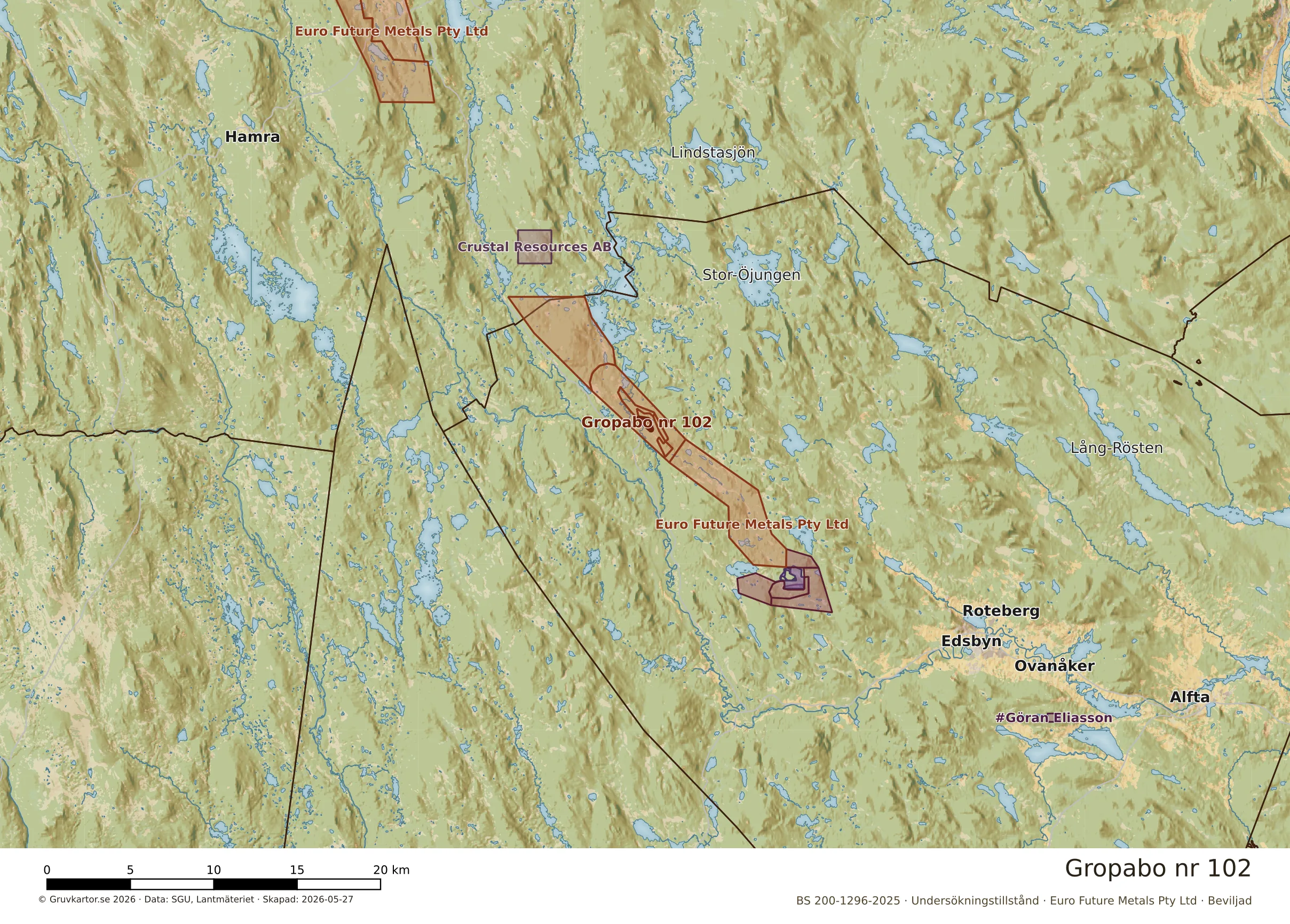 Översiktskarta över Gropabo nr 102 i sitt landskap
