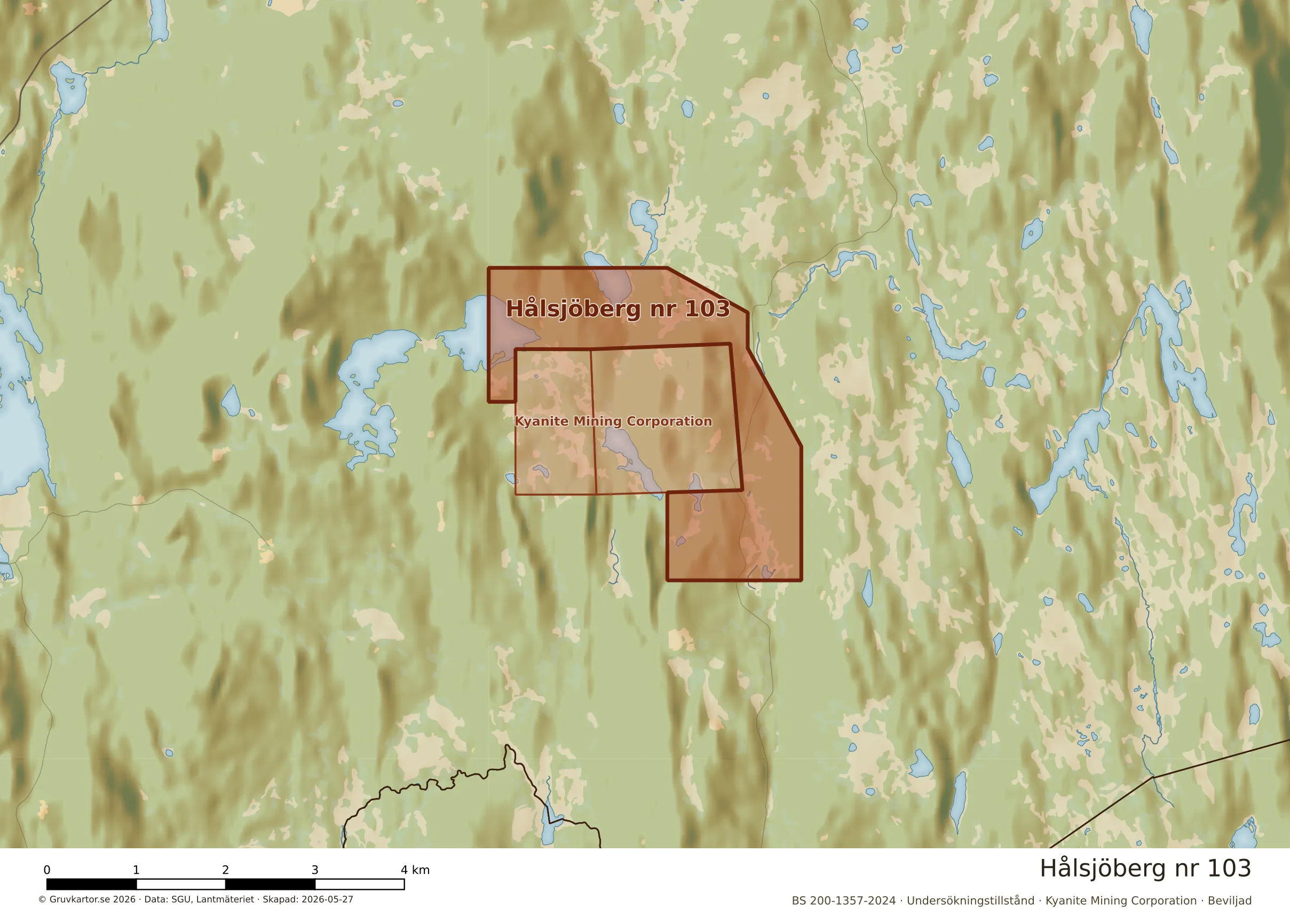 Närkarta över Hålsjöberg nr 103