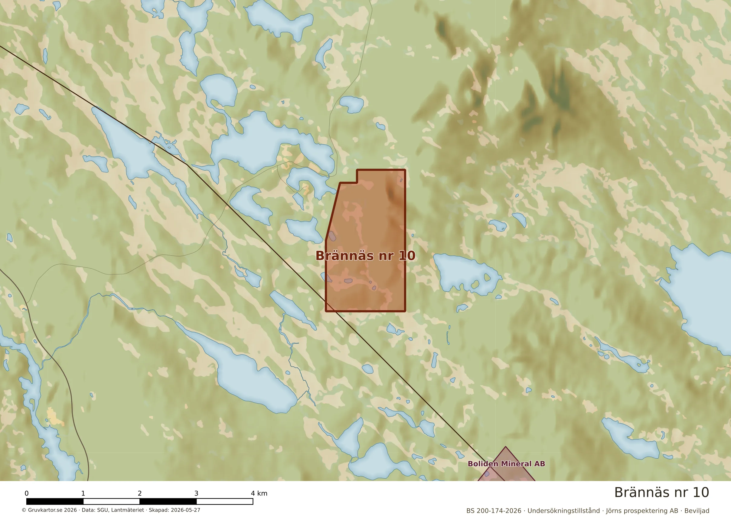 Närkarta över Brännäs nr 10