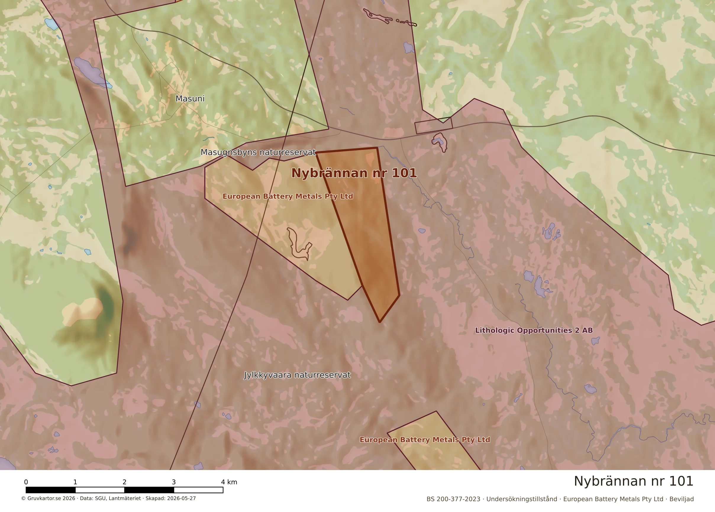 Närkarta över Nybrännan nr 101