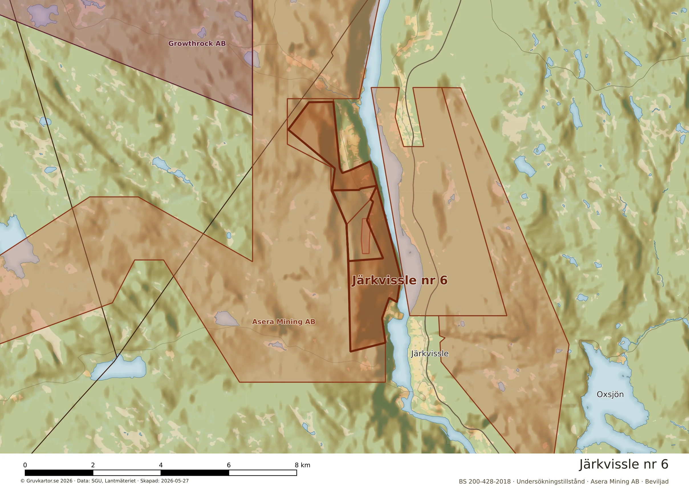 Närkarta över Järkvissle nr 6