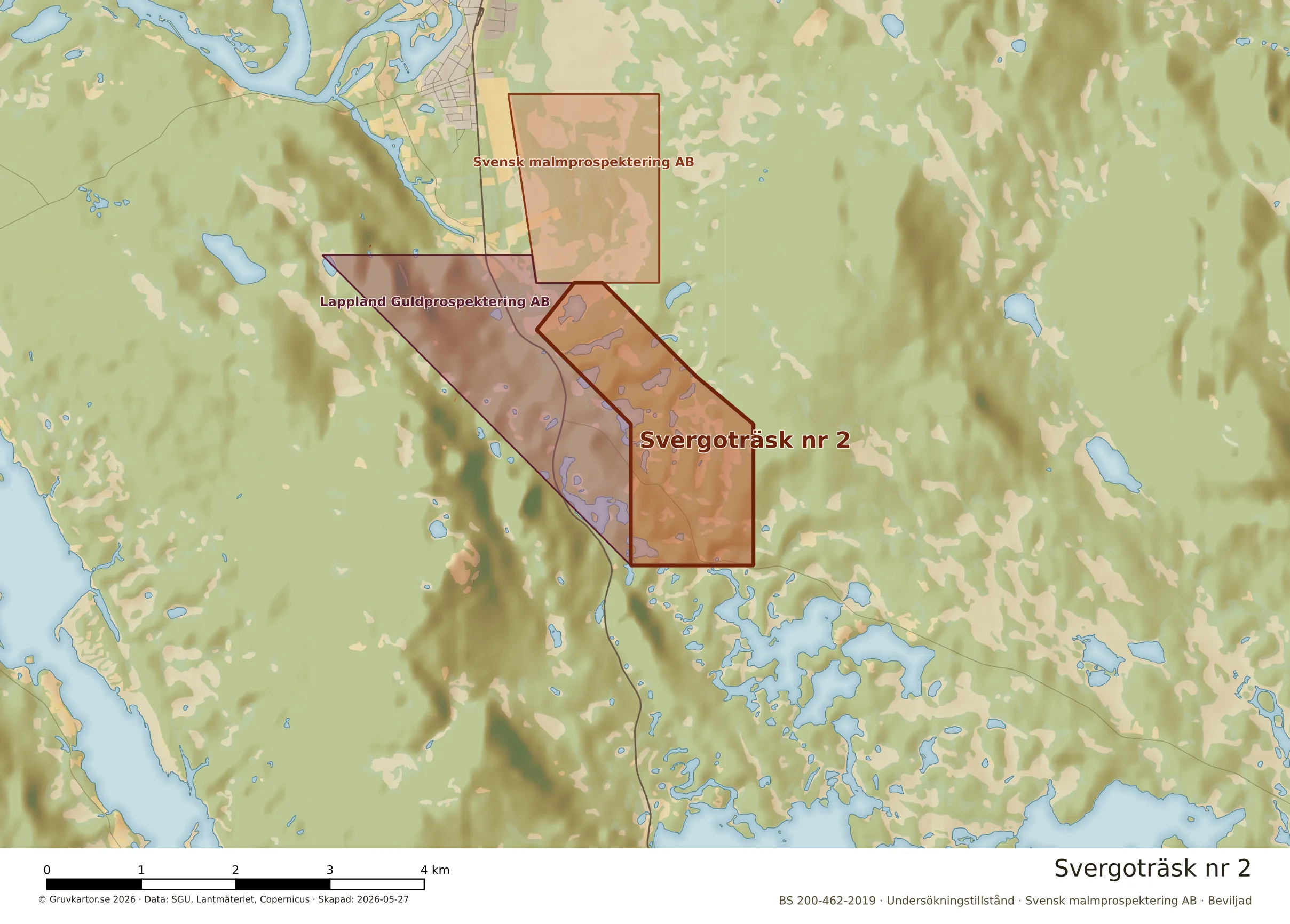 Närkarta över Svergoträsk nr 2