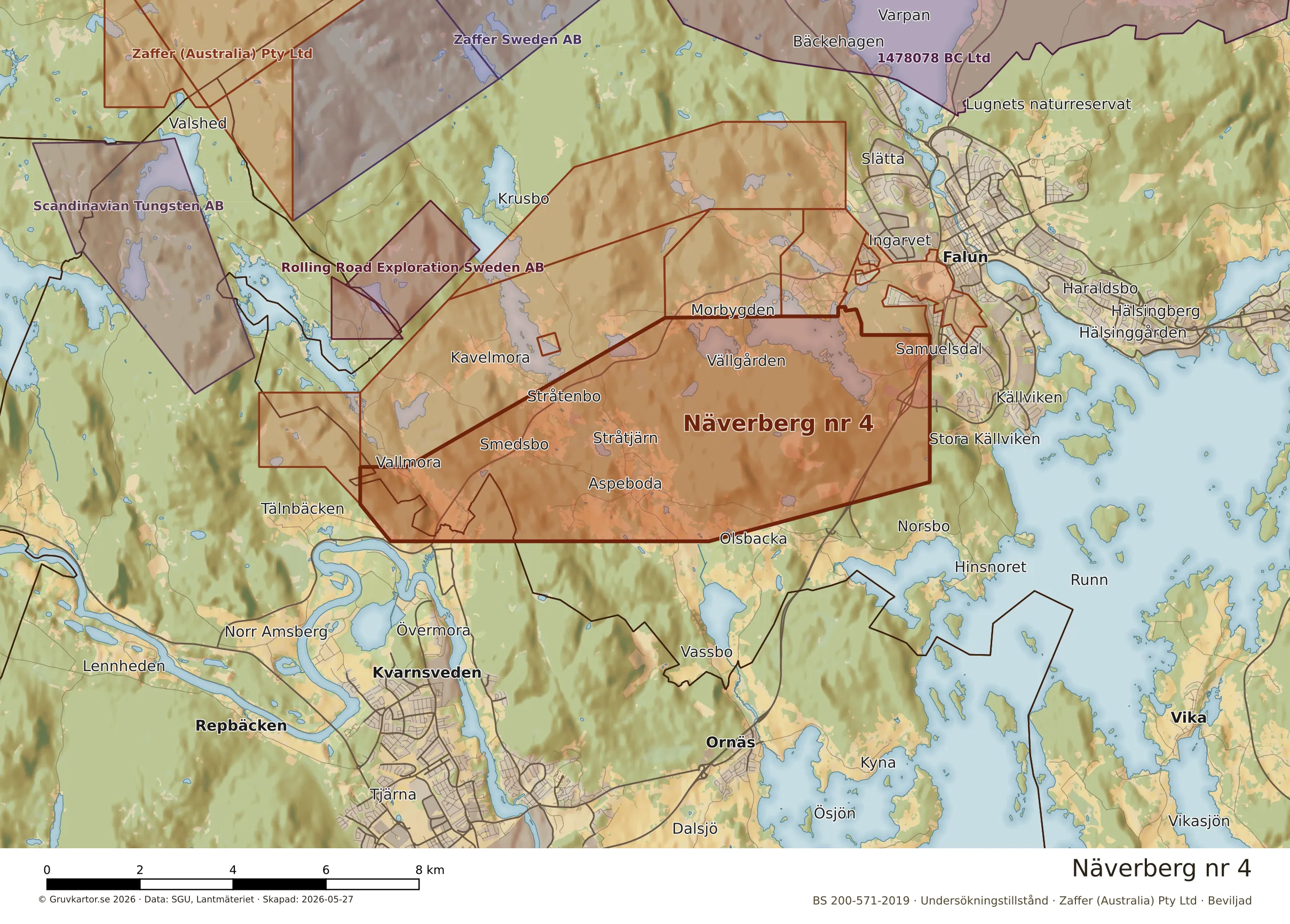 Närkarta över Näverberg nr 4