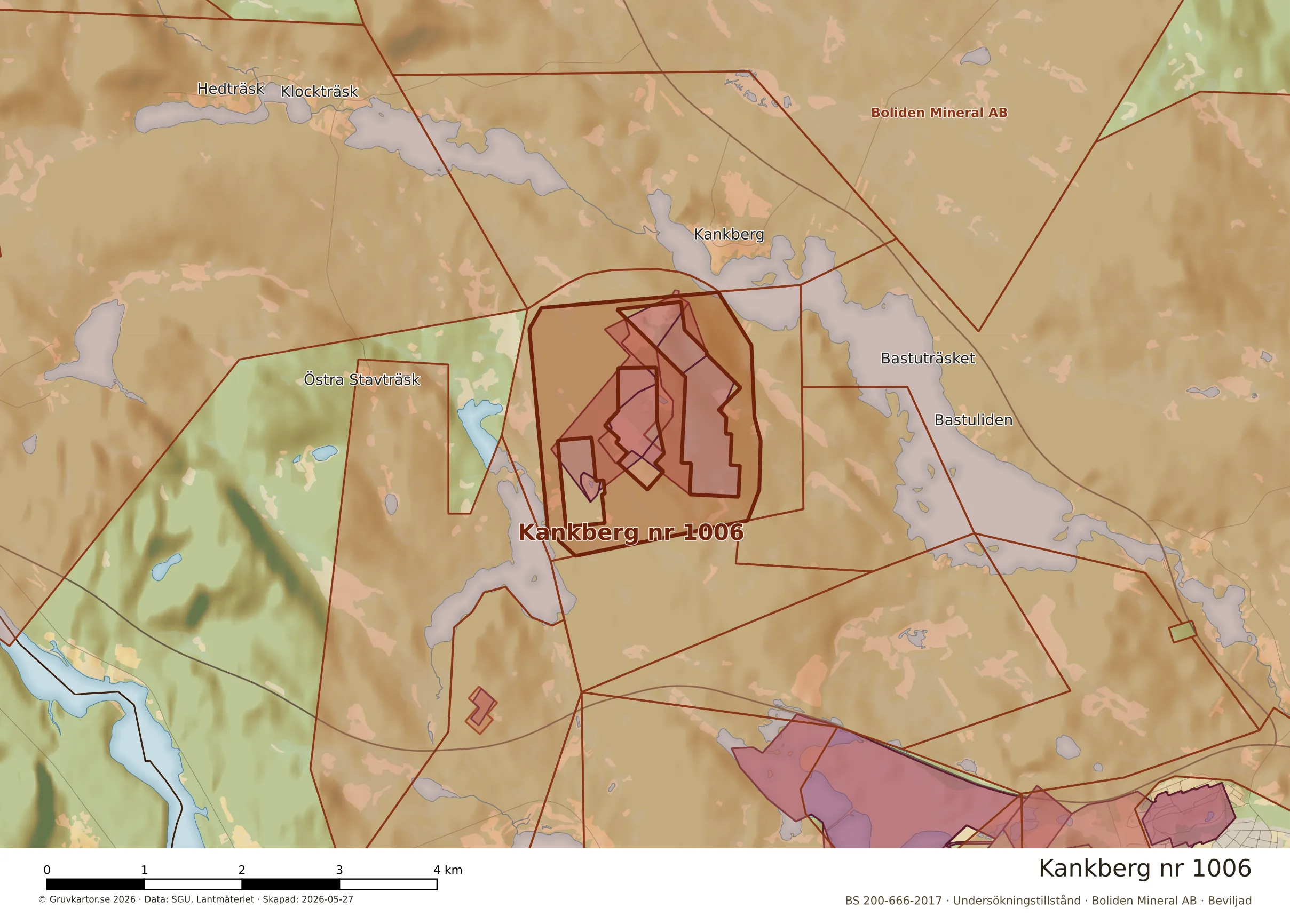 Närkarta över Kankberg nr 1006