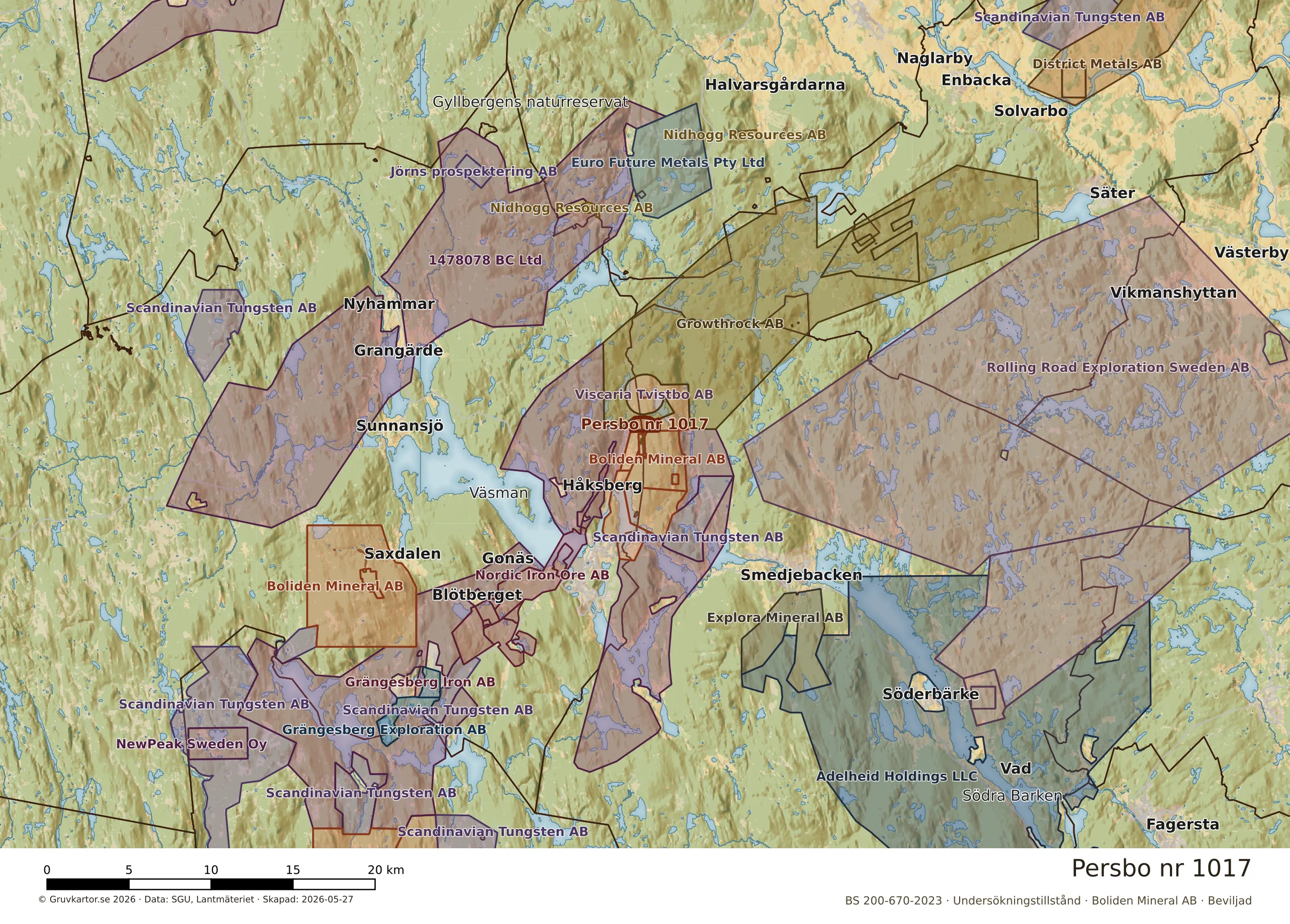 Översiktskarta över Persbo nr 1017 i sitt landskap