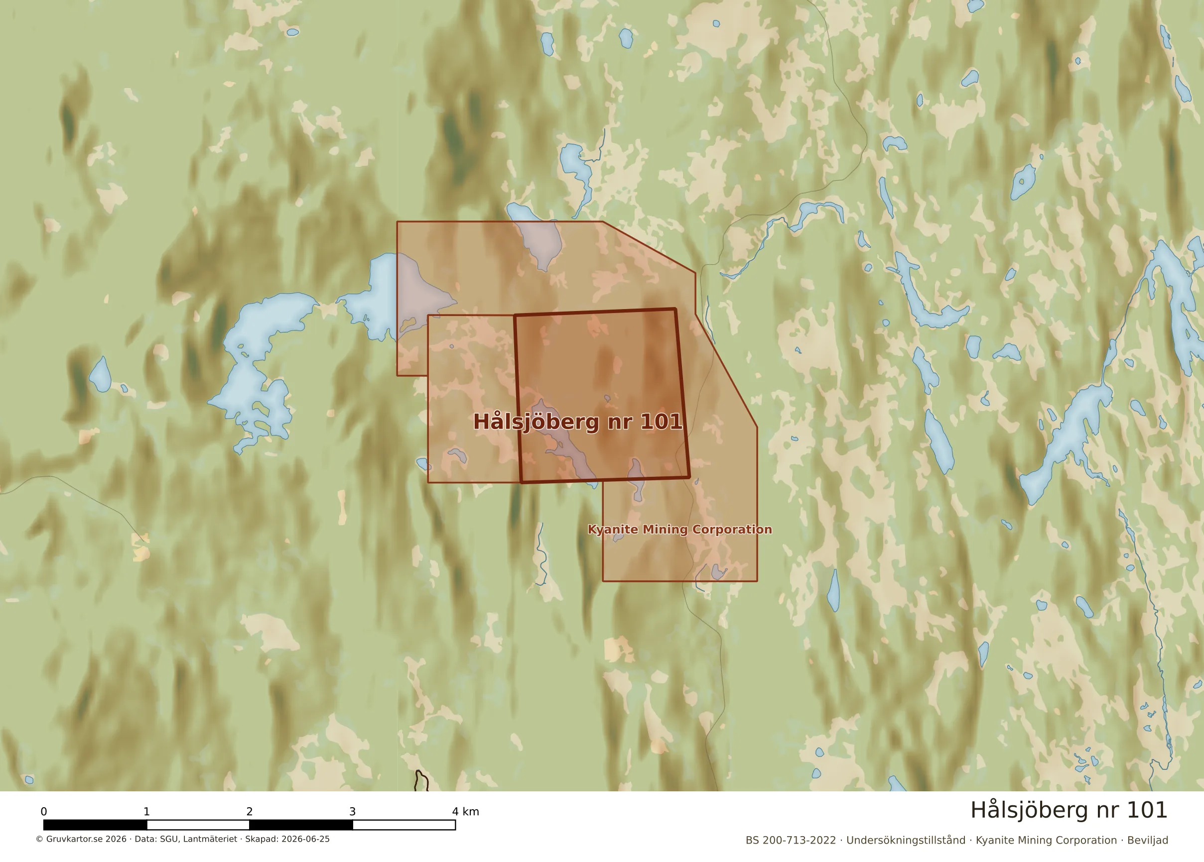 Närkarta över Hålsjöberg nr 101