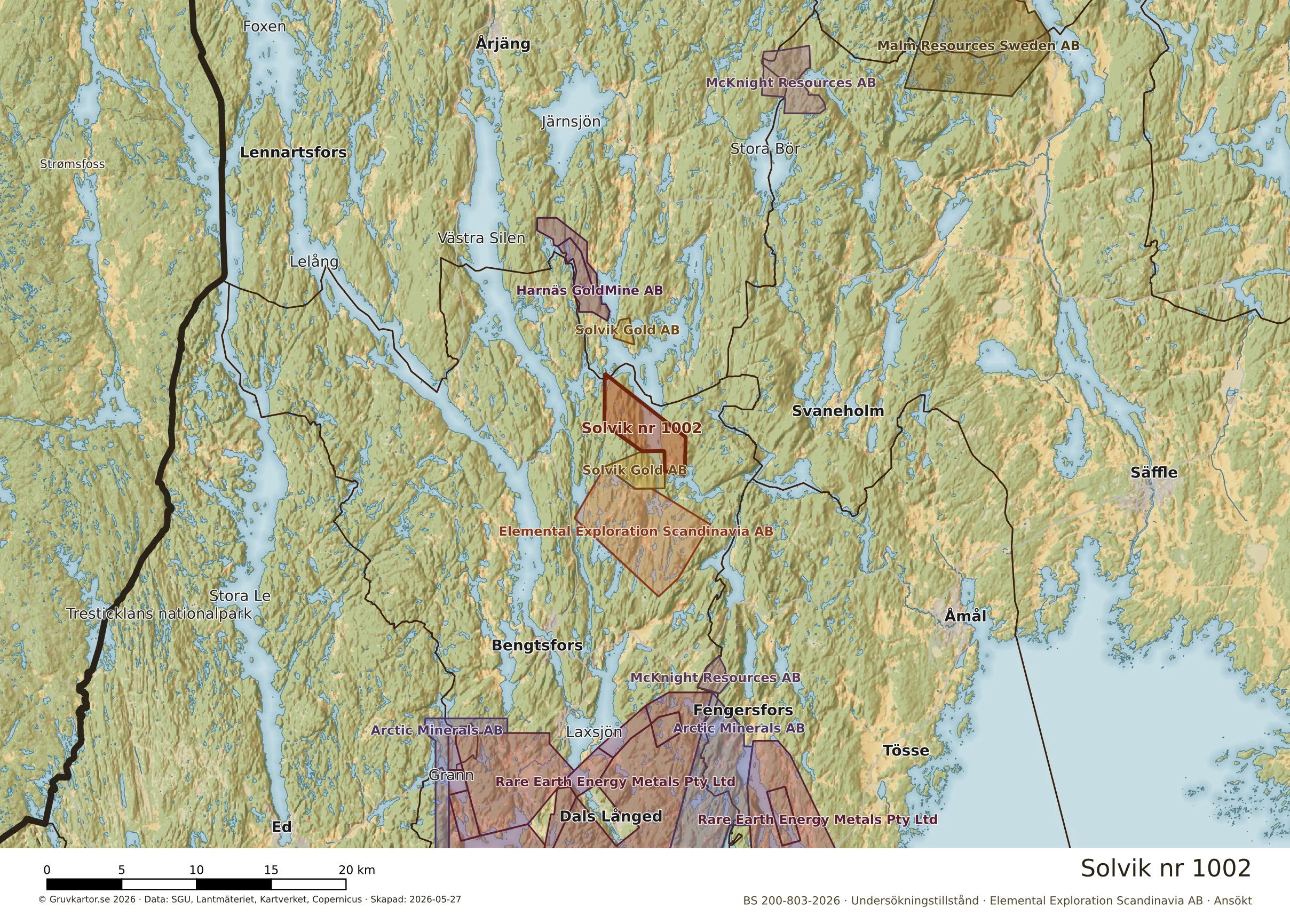 Karta över Solvik nr 1002