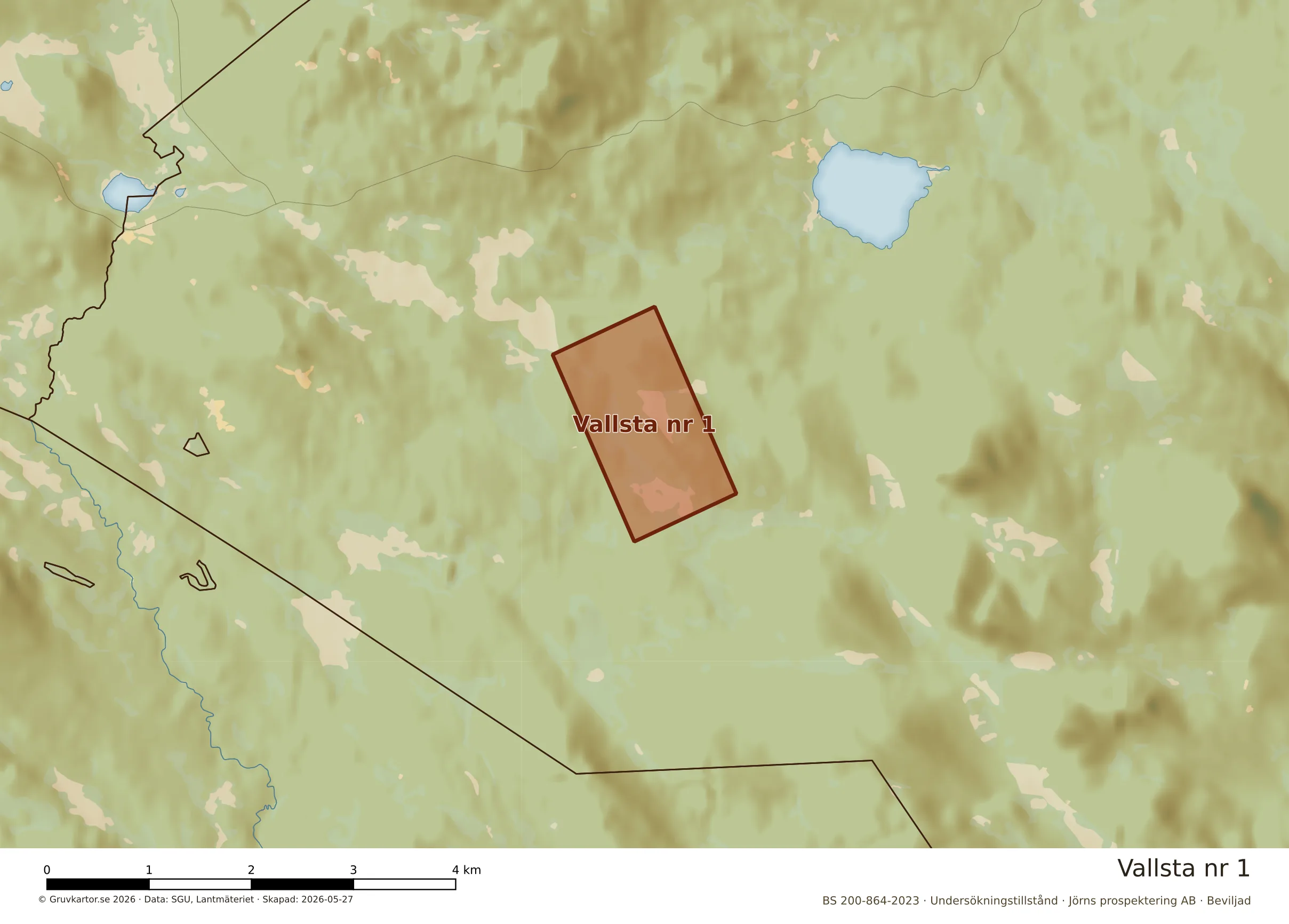 Närkarta över Vallsta nr 1