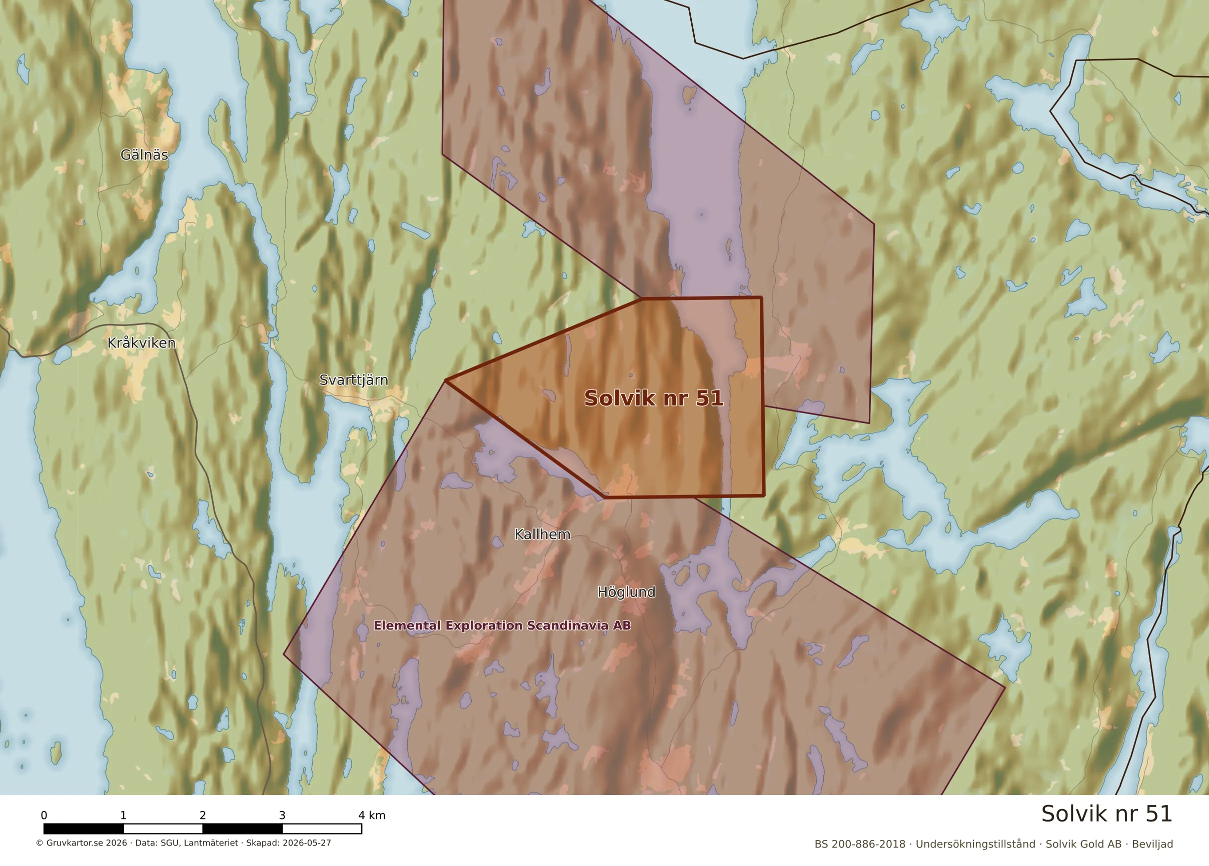 Närkarta över Solvik nr 51
