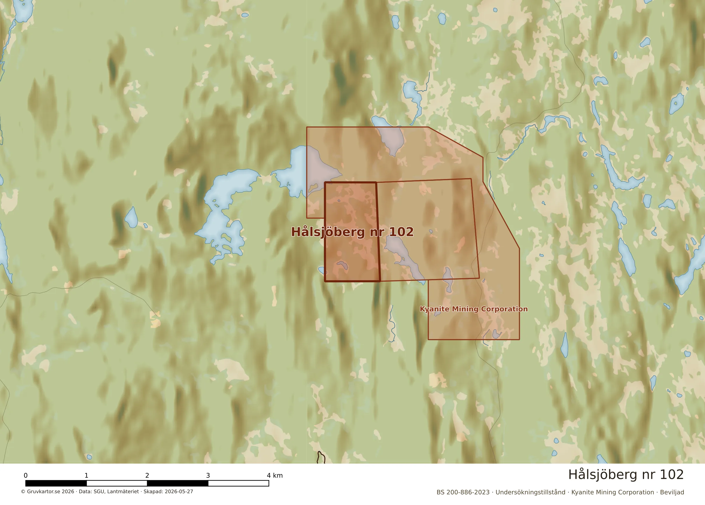 Närkarta över Hålsjöberg nr 102