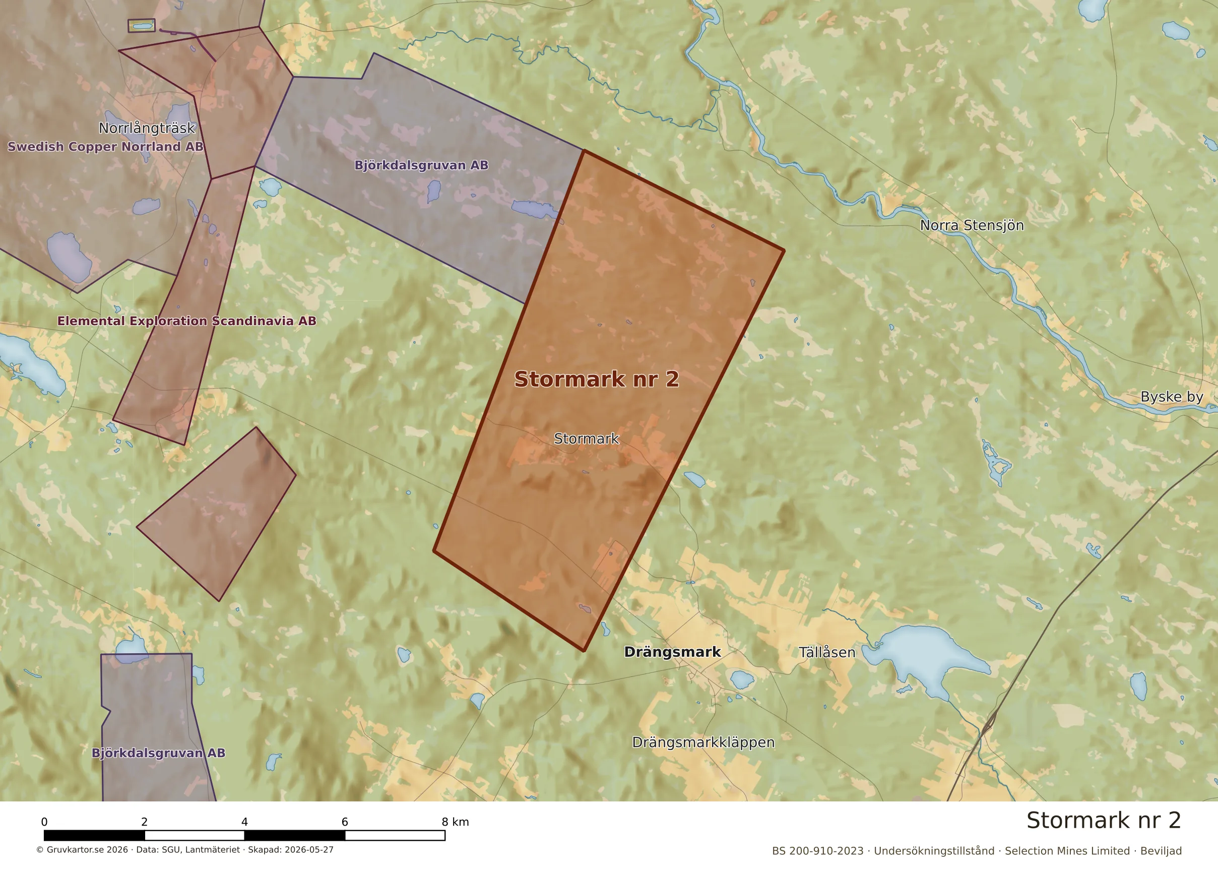 Närkarta över Stormark nr 2