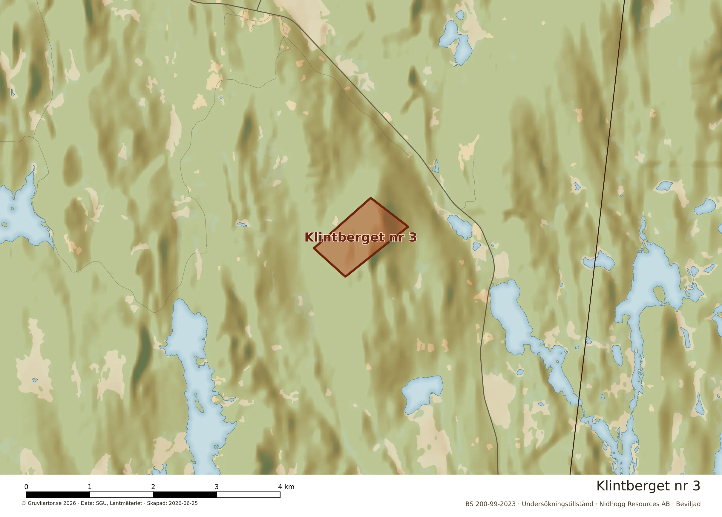 Närkarta över Klintberget nr 3