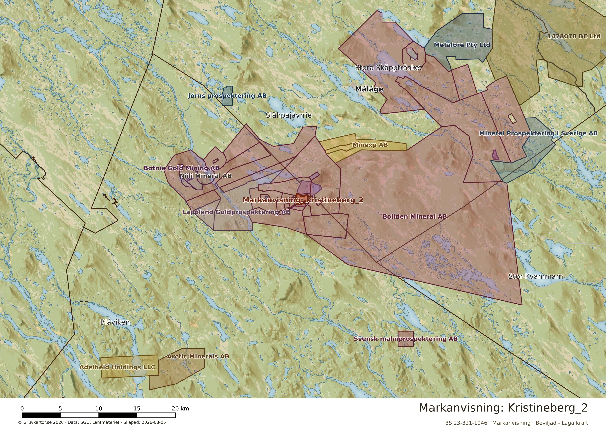 Översiktskarta över Kristineberg_2 i sitt landskap